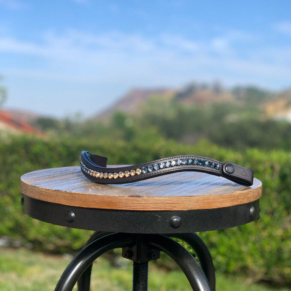 Halter Ego® Crystal Patent Browband - Dusk To Dawn - Equine Exchange Tack Shop