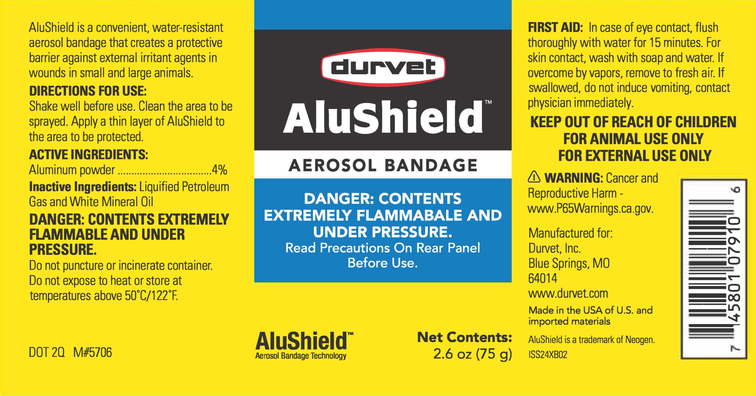 AluShield Water-resistant Aerosol Bandage (2.6oz)