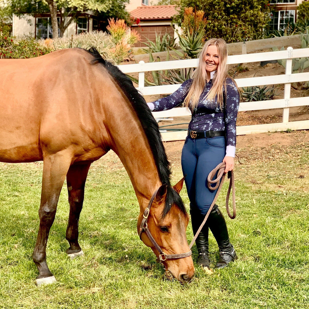 Courtney - Long Sleeve Women's Riding Shirt - Equine Exchange Tack Shop
