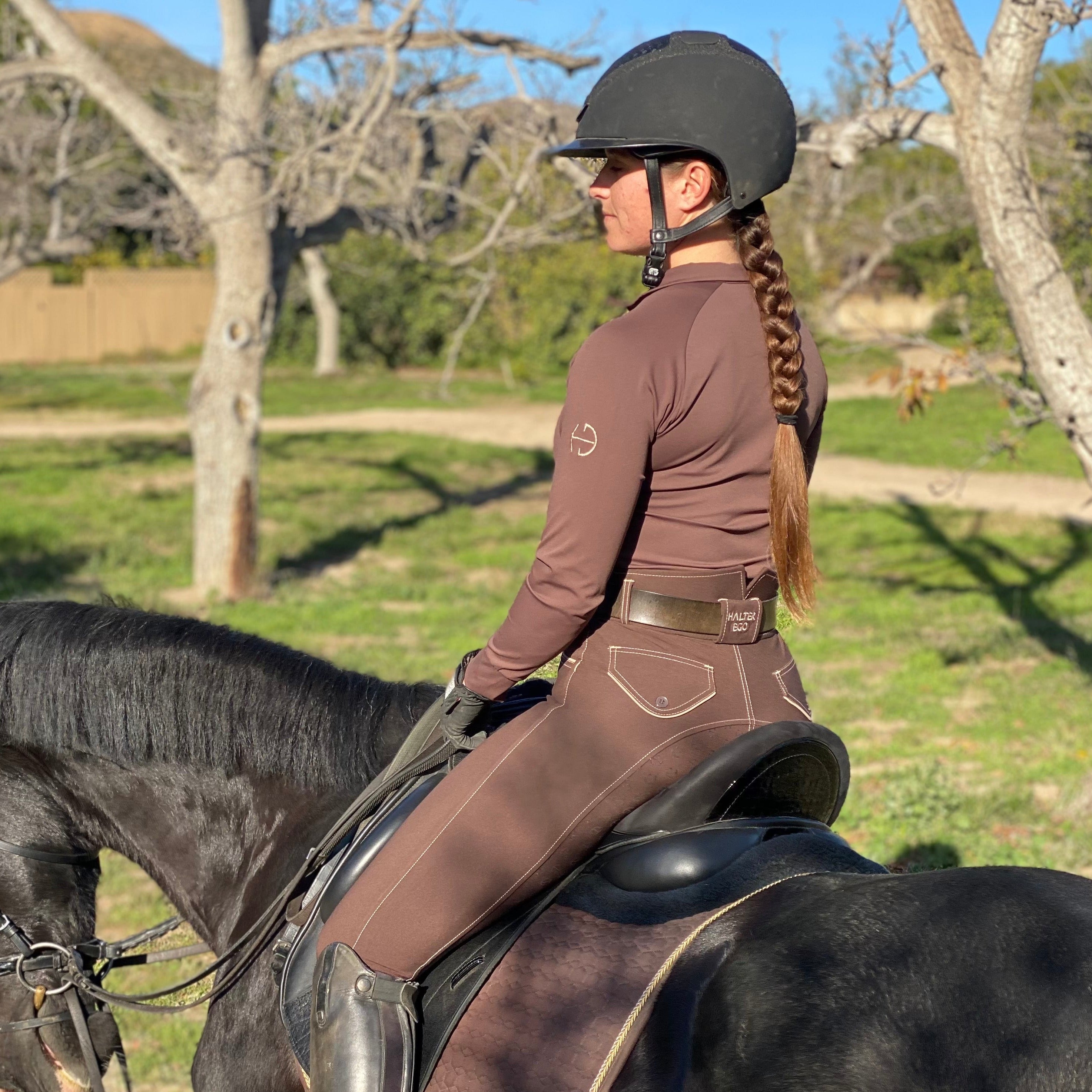 Jaqueline Long Sleeved Everyday Schooling Top - Equine Exchange Tack Shop