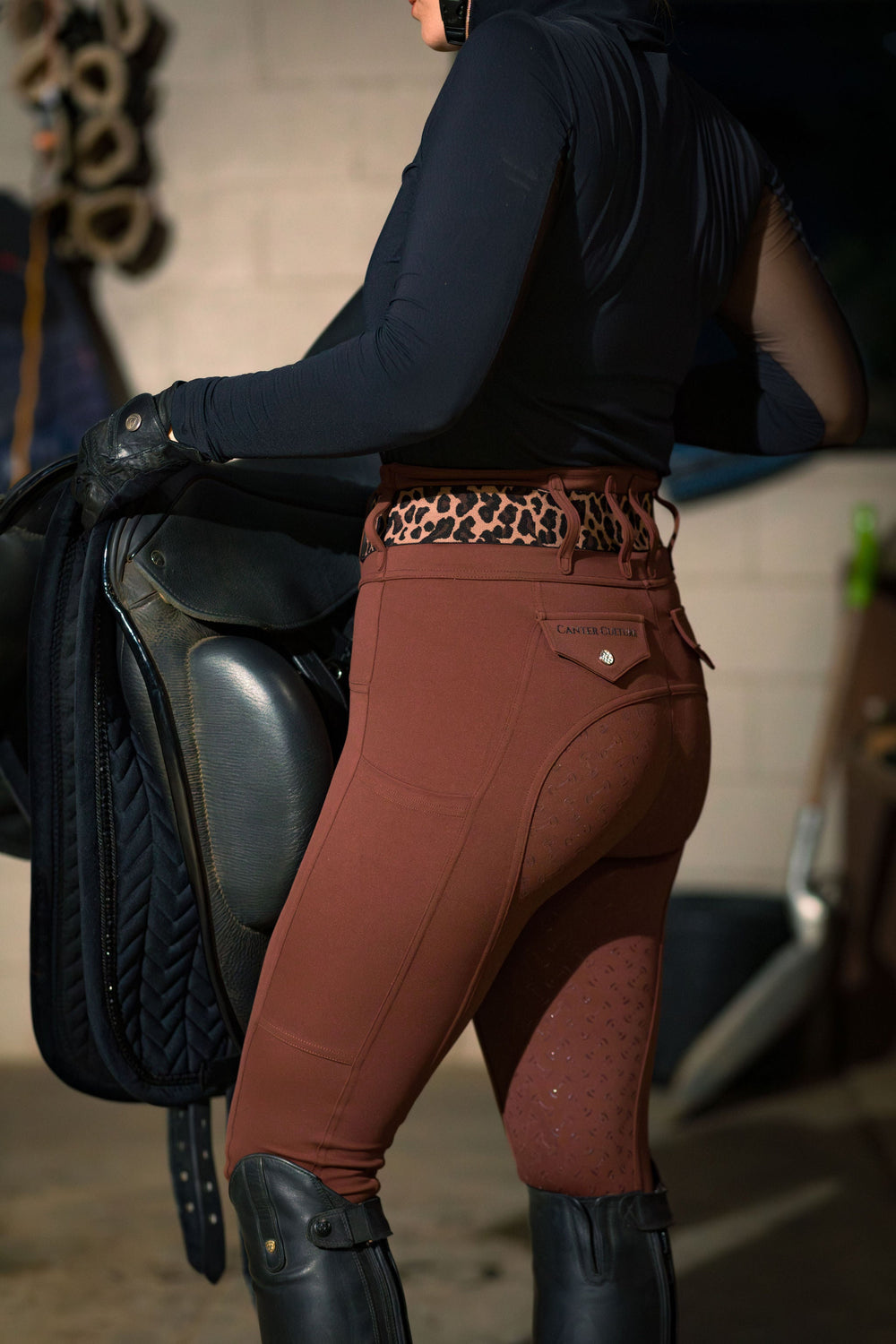 Athletic Breech - Leather Brown - Equine Exchange Tack Shop
