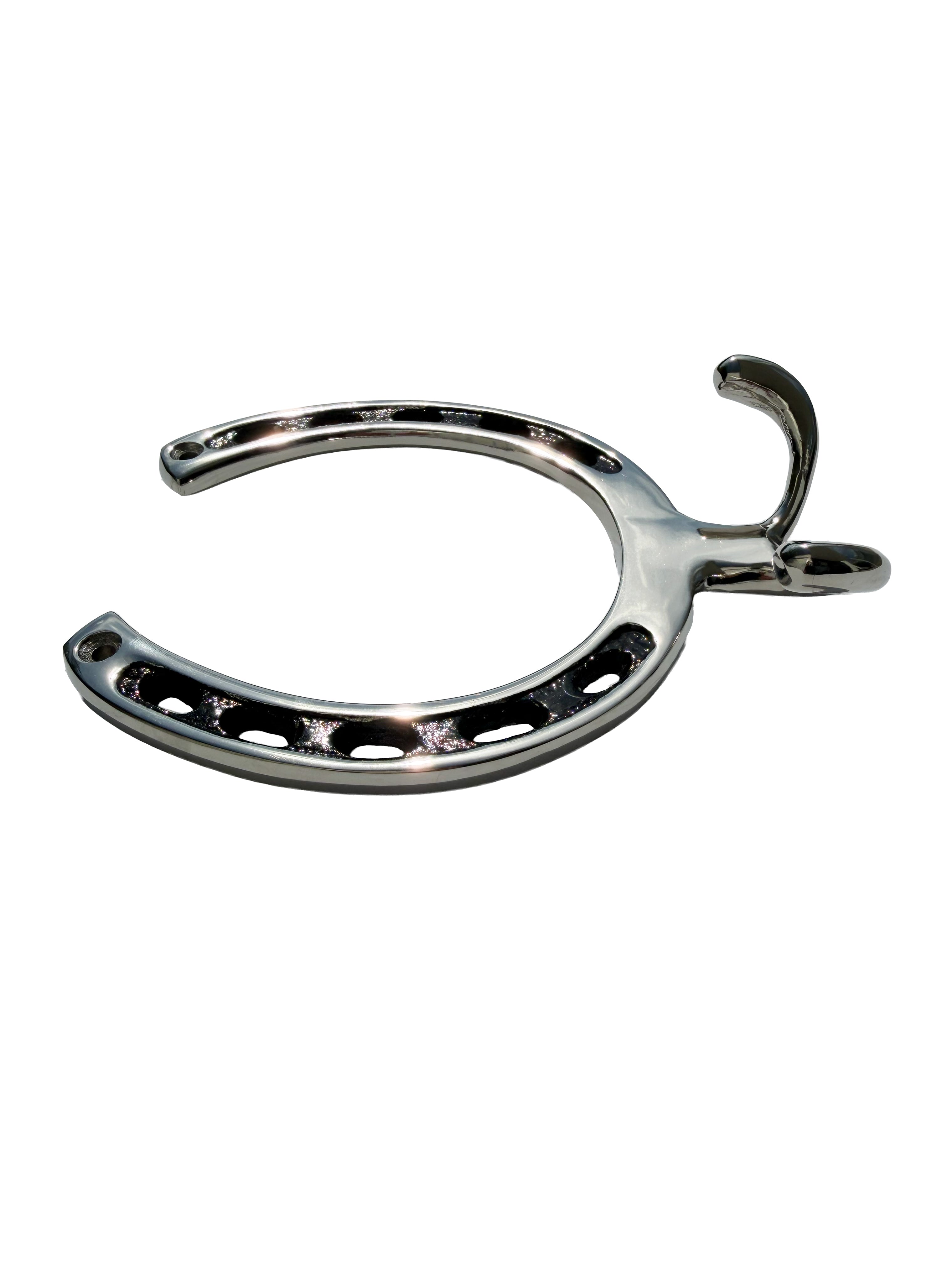 Silver Horseshoe Wall Hook Rack-2 Hook