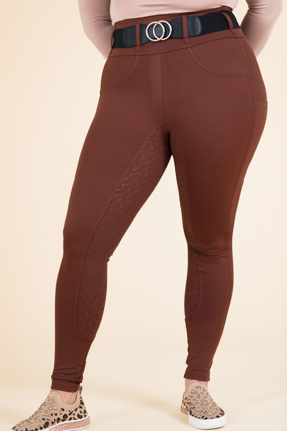 Athletic Breech - Leather Brown - Equine Exchange Tack Shop
