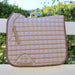 Satin Classic Dressage Saddle Pad - Champagne Taupe - Equine Exchange Tack Shop