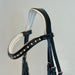 The Harlow Black Patent Snaffle Bridle with Removable Flash - Equine Exchange Tack Shop