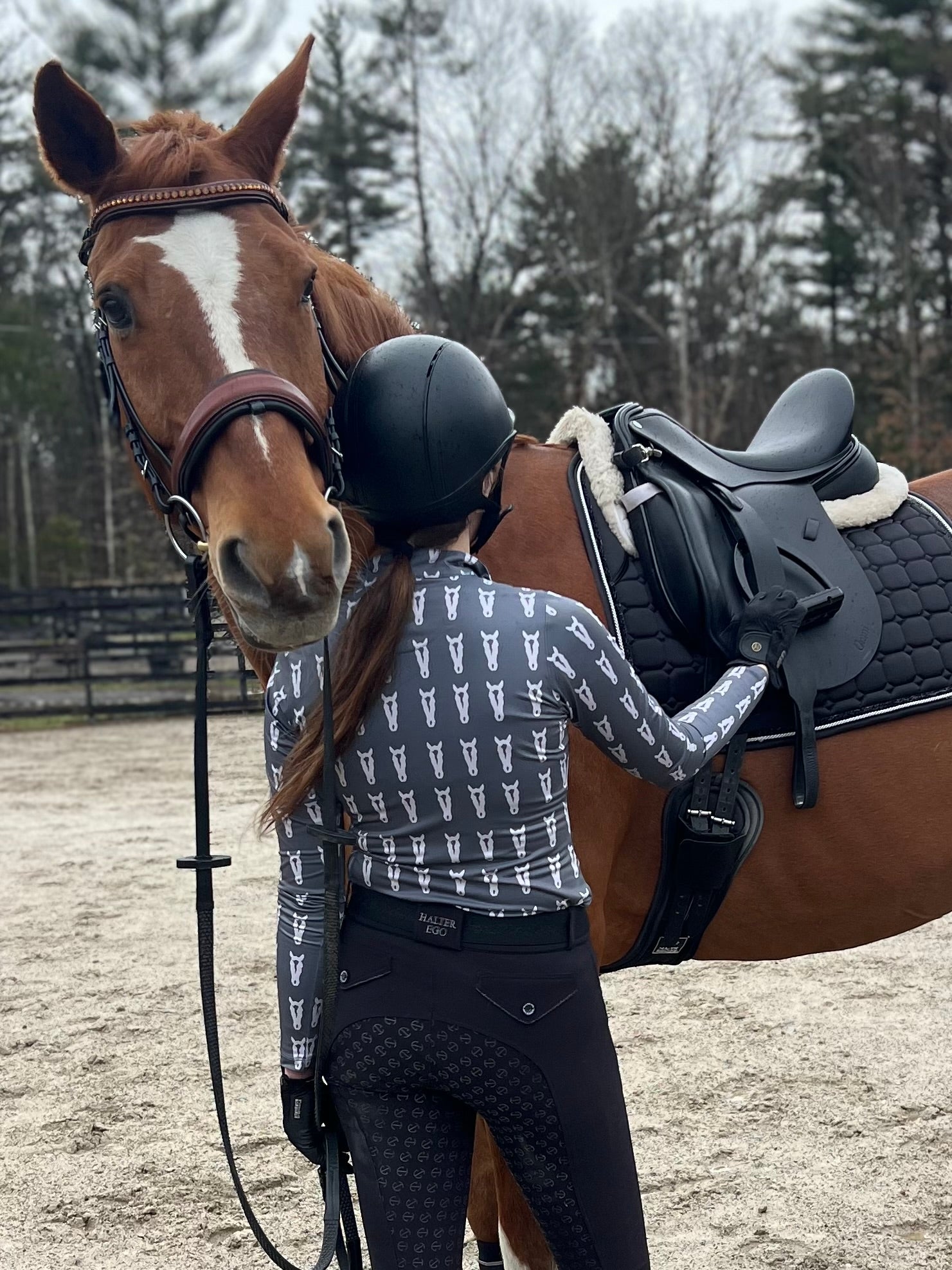 D. D. Prints with a Purpose DDF RENEE Long Sleeved Training Shirt - Equine Exchange Tack Shop