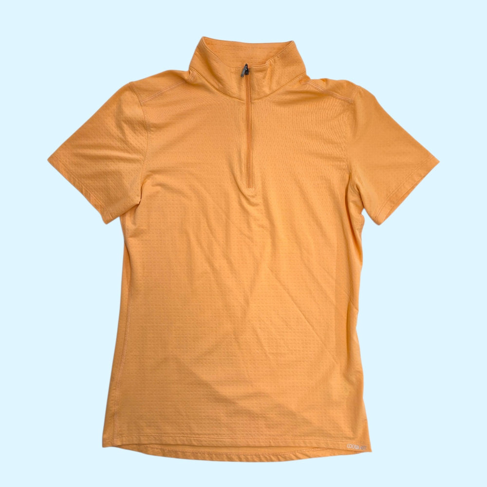 Dover Coolblast 100 Short Sleeve Sun Shirt in Orange - Small