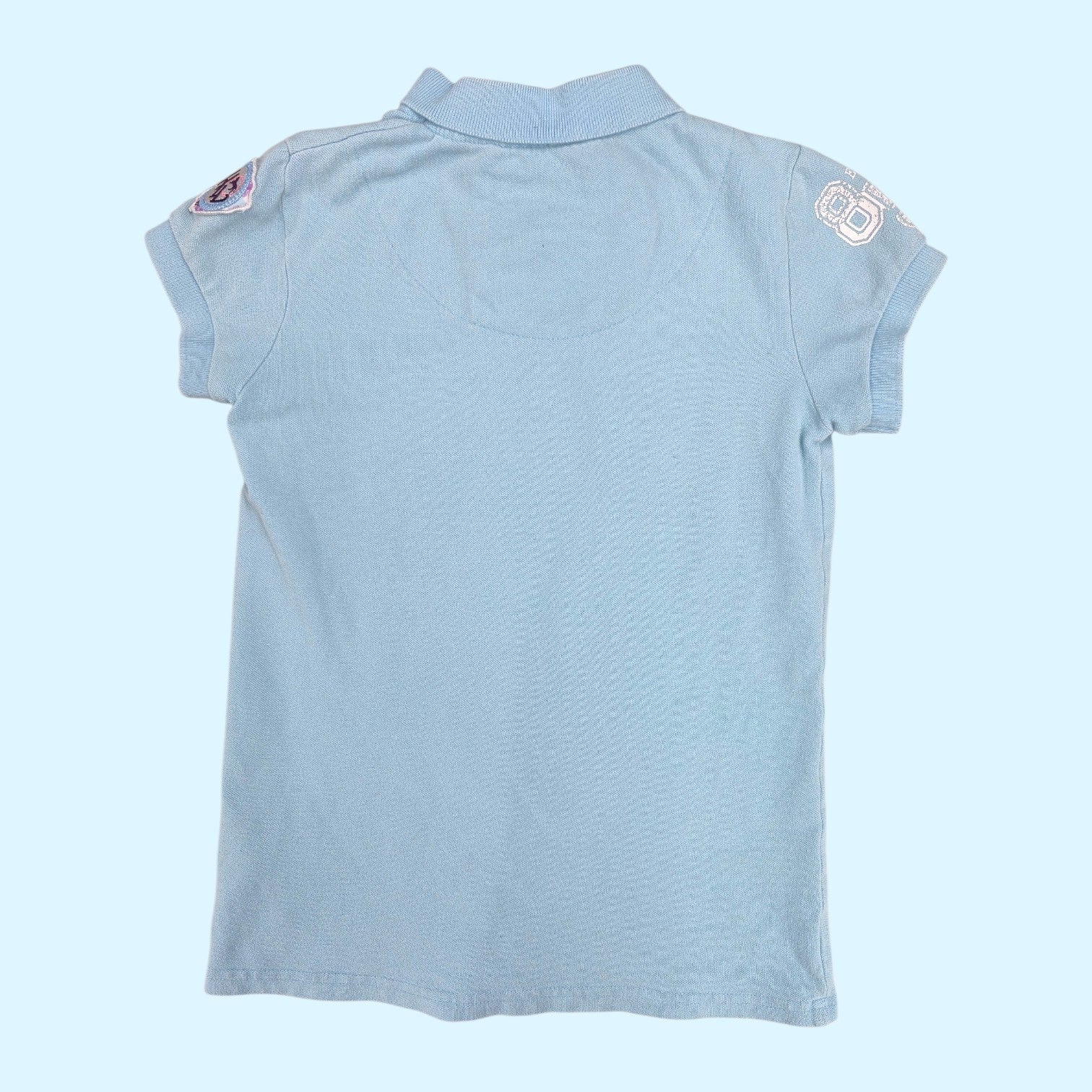 Horseware Girls Short Sleeve Polo in Blue - CH 9/10