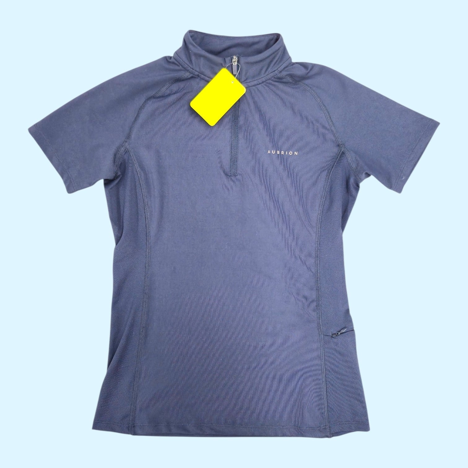 Aubrion Kids Short Sleeve Base Layer in Navy - 14