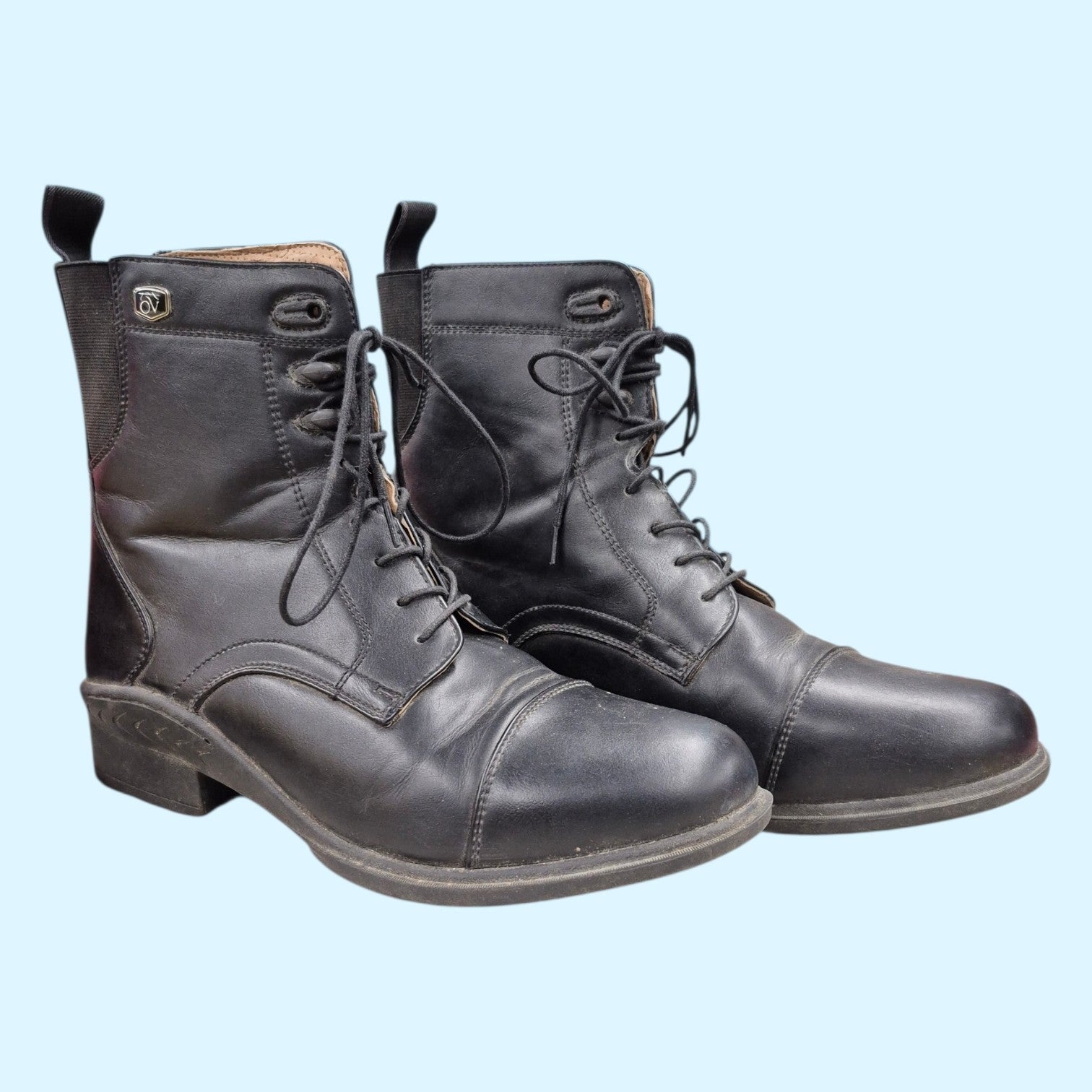 Ovation Ladies Quantum Lace Paddock Boots in Black - 11