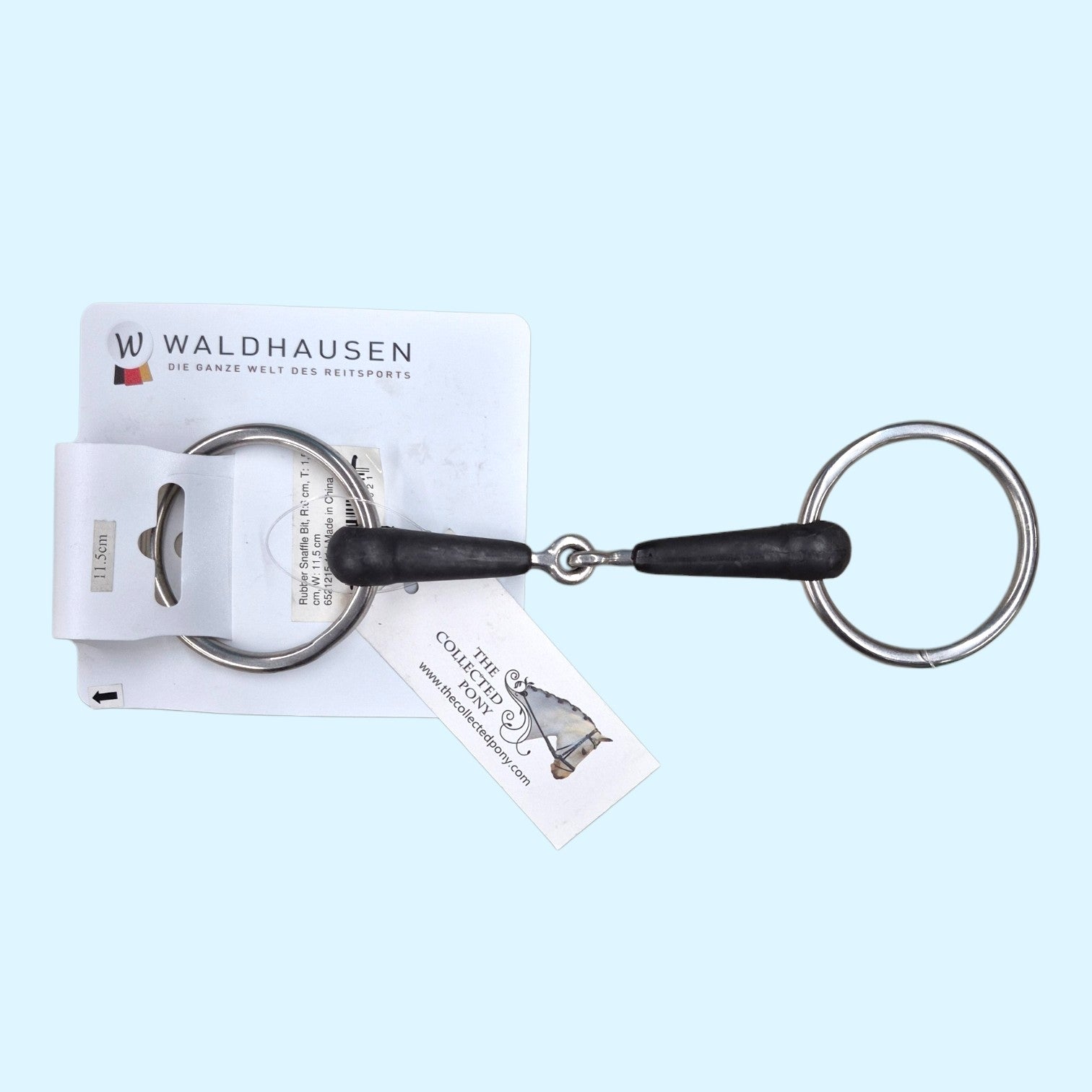 Waldhausen Rubber Loose Ring Snaffle - 4.5"