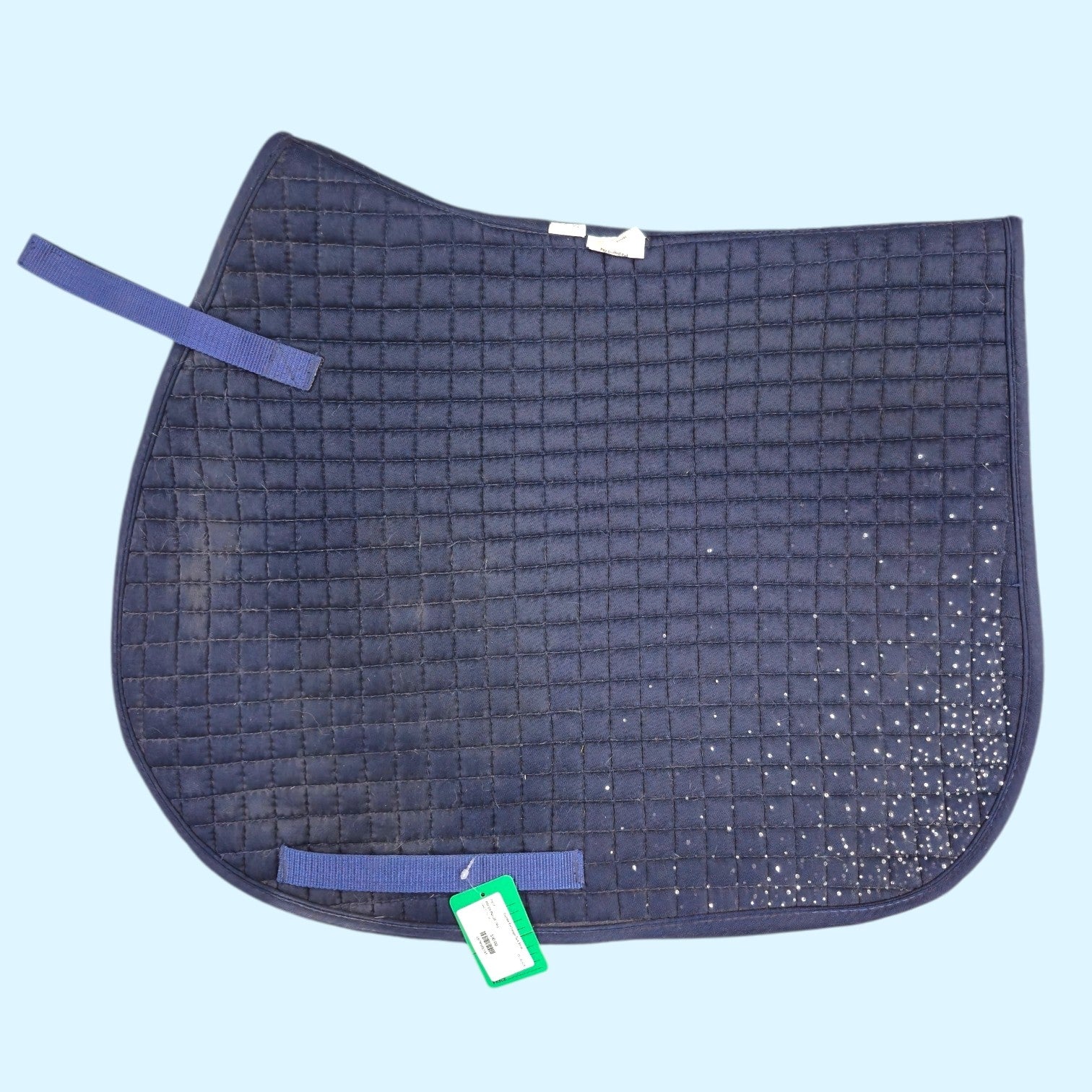 PRI All Purpose Saddle Pad with Rhinestones in Navy