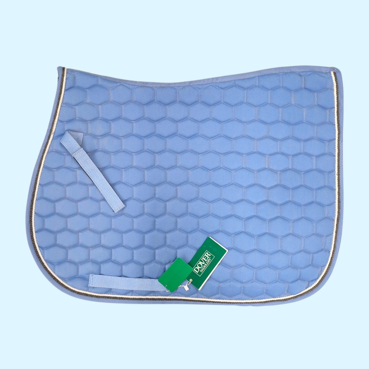 Dover Saddlery Honeycomb All Purpose Saddle Pad in Baby Blue - NWT