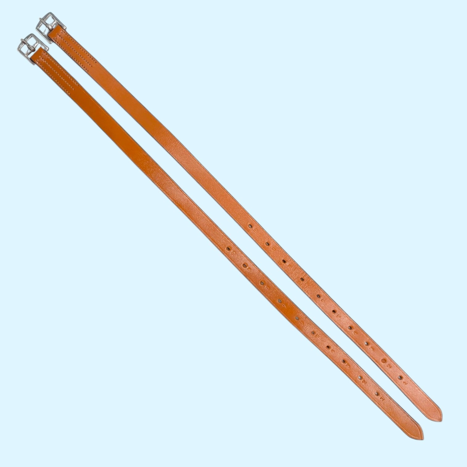 Toddler Lead Line Stirrup Leathers in Chestnut - 30"