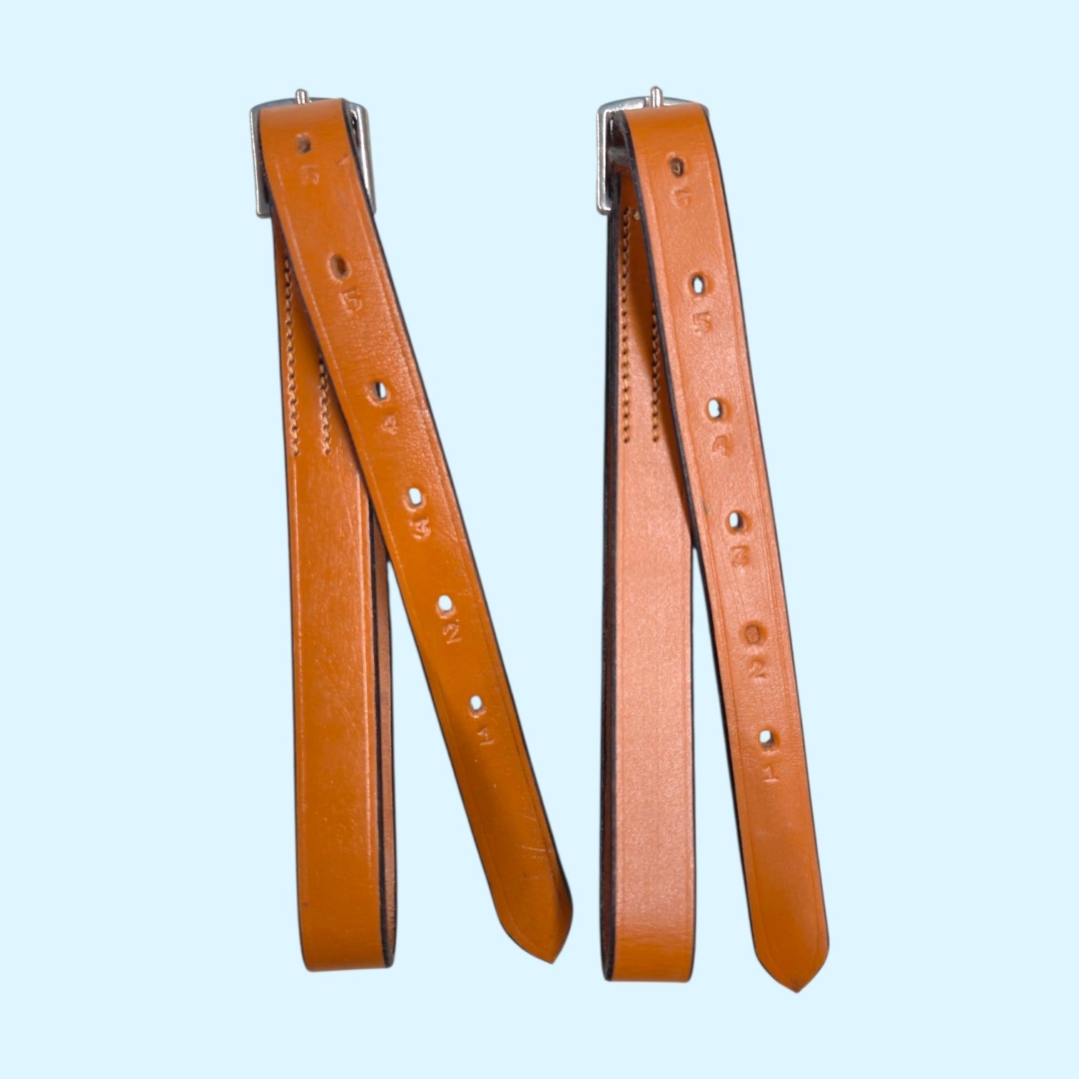 Toddler Lead Line Stirrup Leathers in Chestnut - 30"