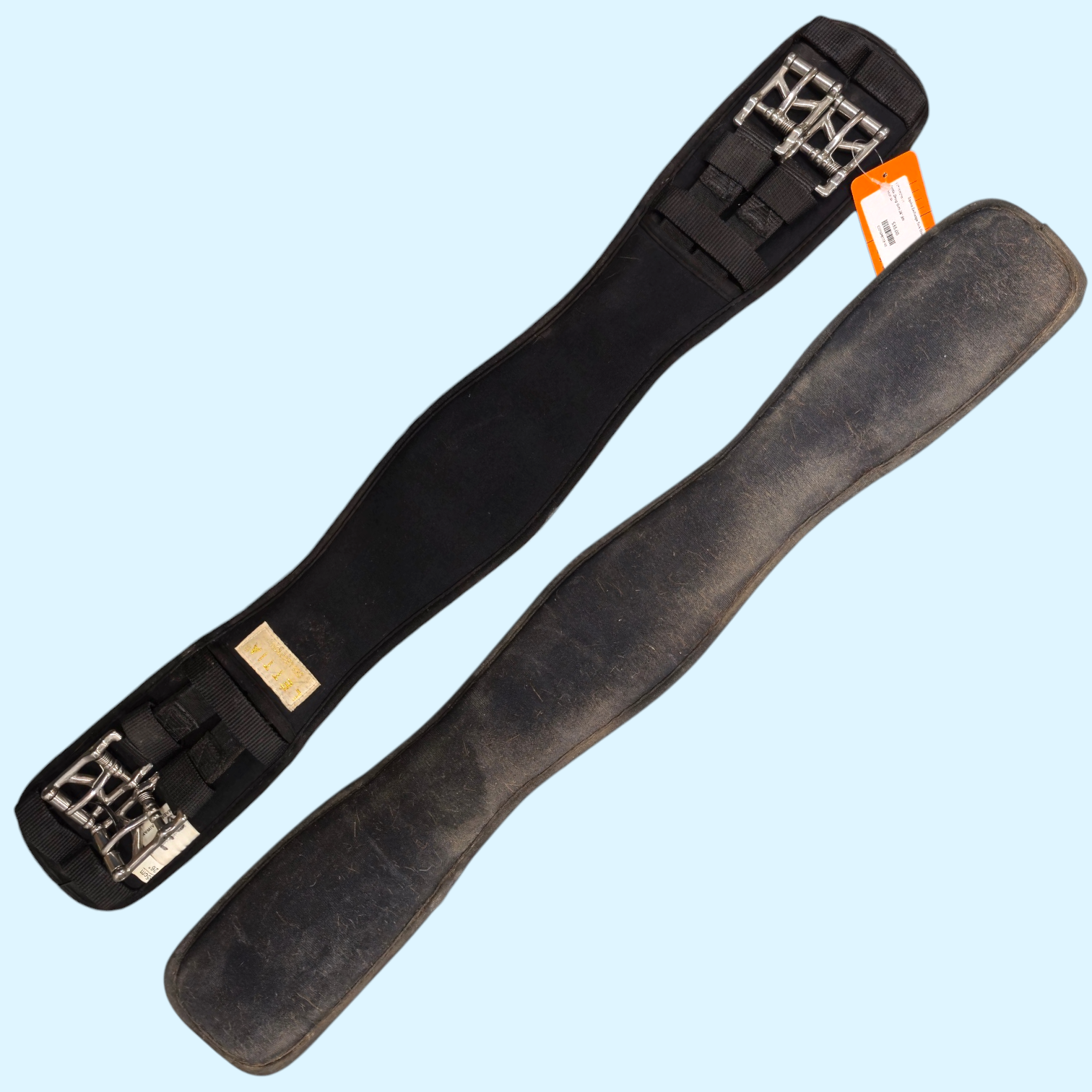 Lettia Memory Foam Clik Dressage Girth in Black - 26"  