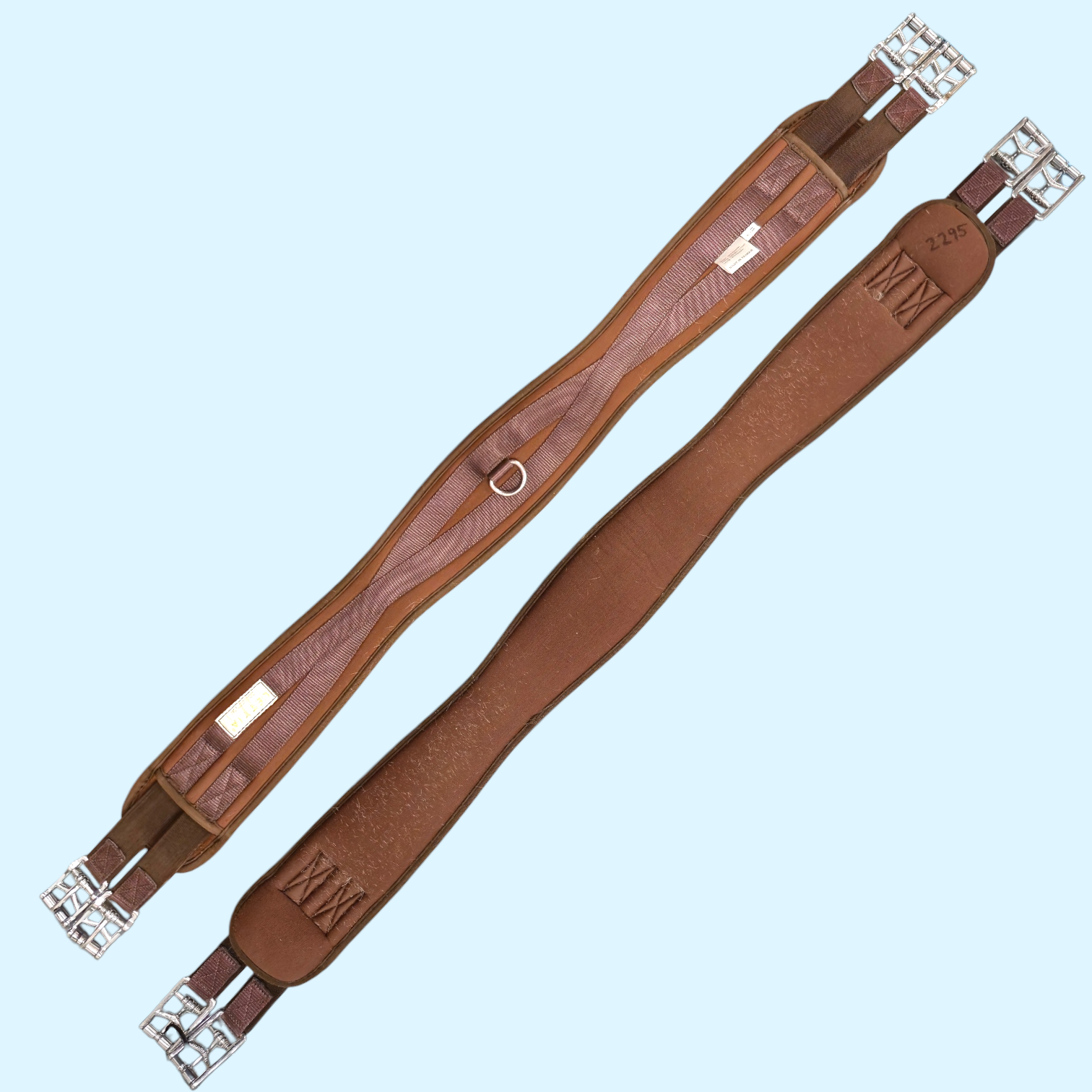 Lettia Memory Foam Clik Girth in Brown - 44"  