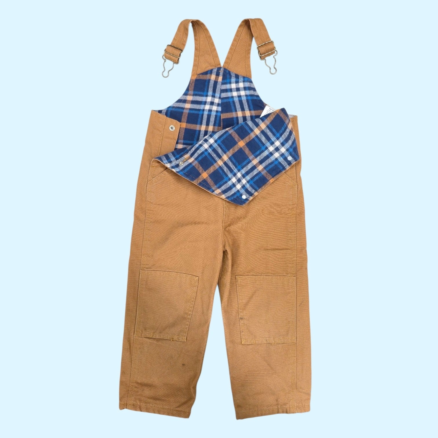 Carhartt Kids Bib Overalls in Brown - 3T