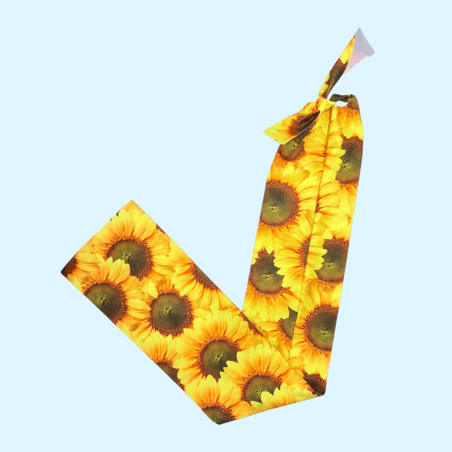 Lycra Tail Bag with Sunflowers - NWOT