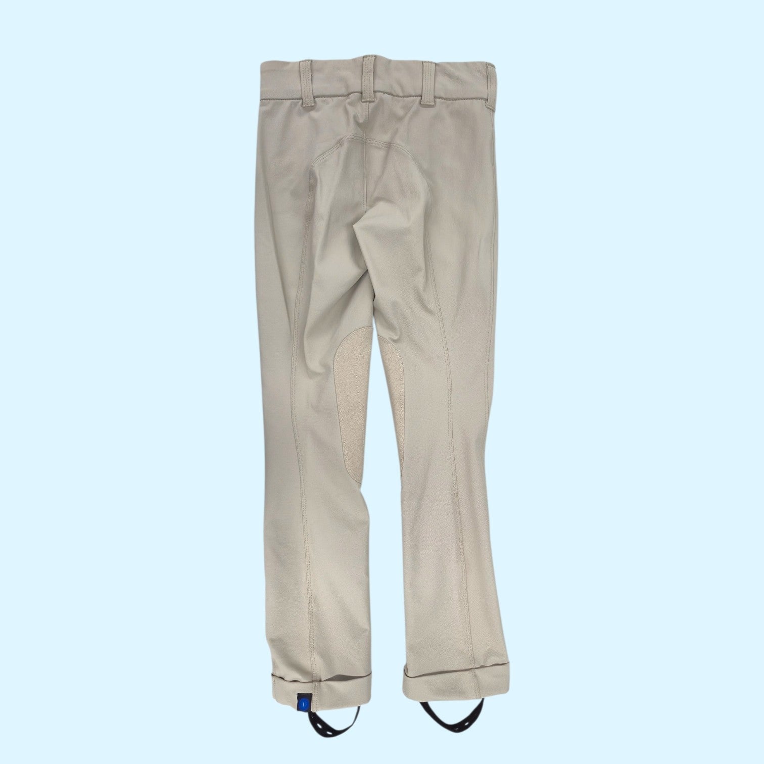Irideon "Issential" Front Zip Knee Patch Jodhpurs in Tan - CH 10