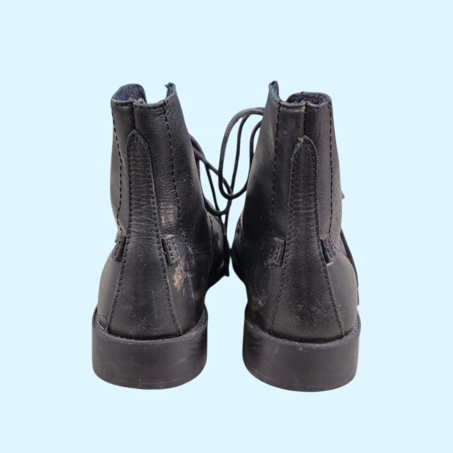 TuffRider Kids Lace Paddock Boots in Black - 12