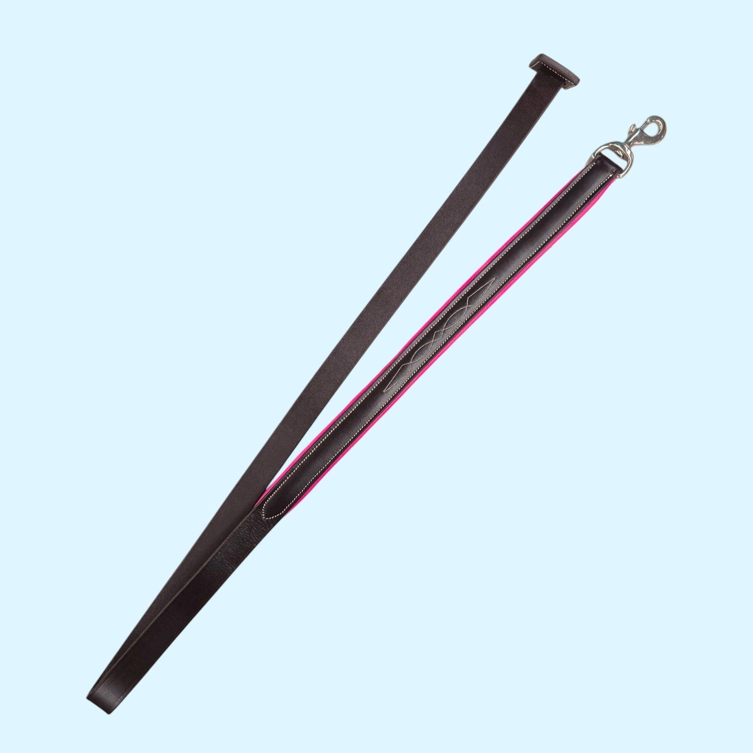 Belle & Bow Leadline Lead in Brown/Pink