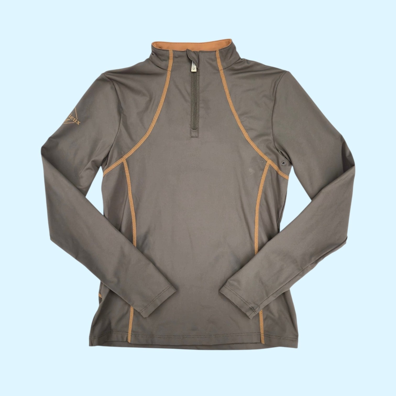 LeMieux Kids Classic Base Layer in Green/Rust - CH 7/8