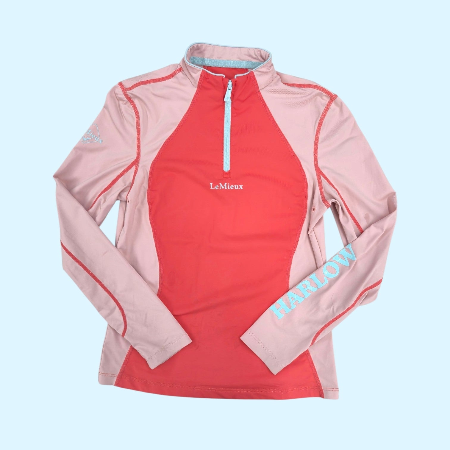 LeMieux Kids Harlow Base Layer in Salmon - CH 7/8
