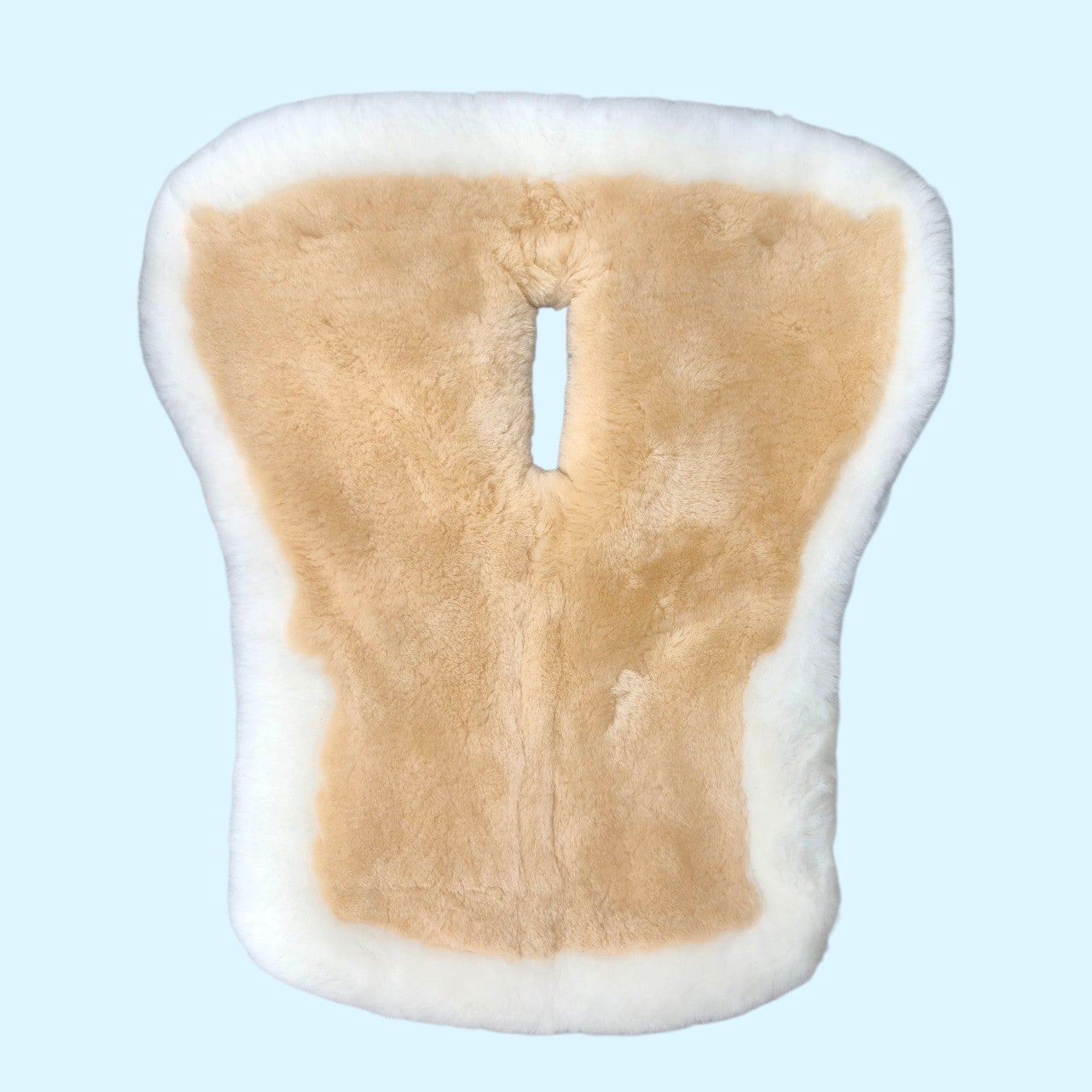 Fleeceworks Sheepskin Wither Relief Half Pad in White - Large NWOT