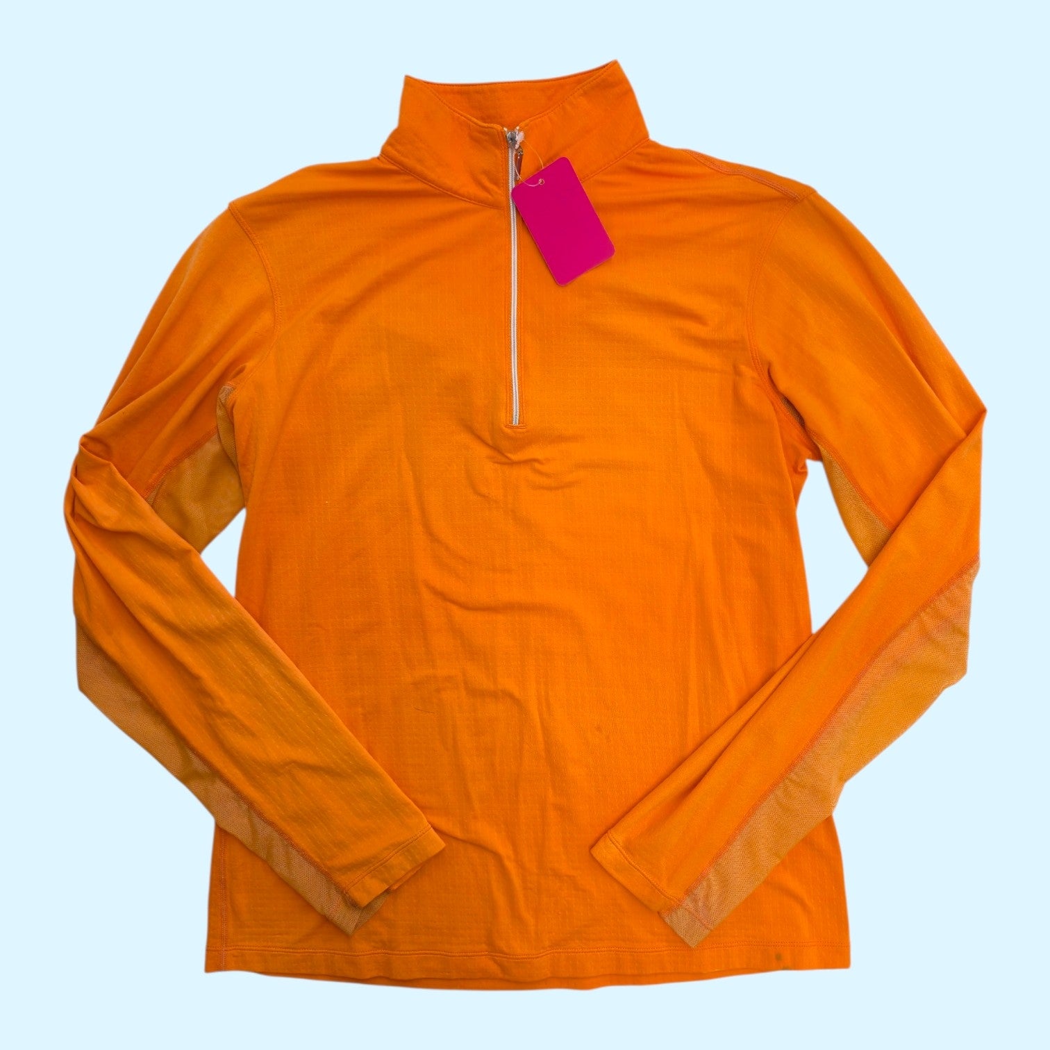 Riding Sport Long Sleeve Sun Shirt in Orange - Large