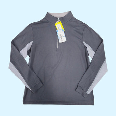 EIS Ladies Sun Shirt in Black/Gray - Large NWT  