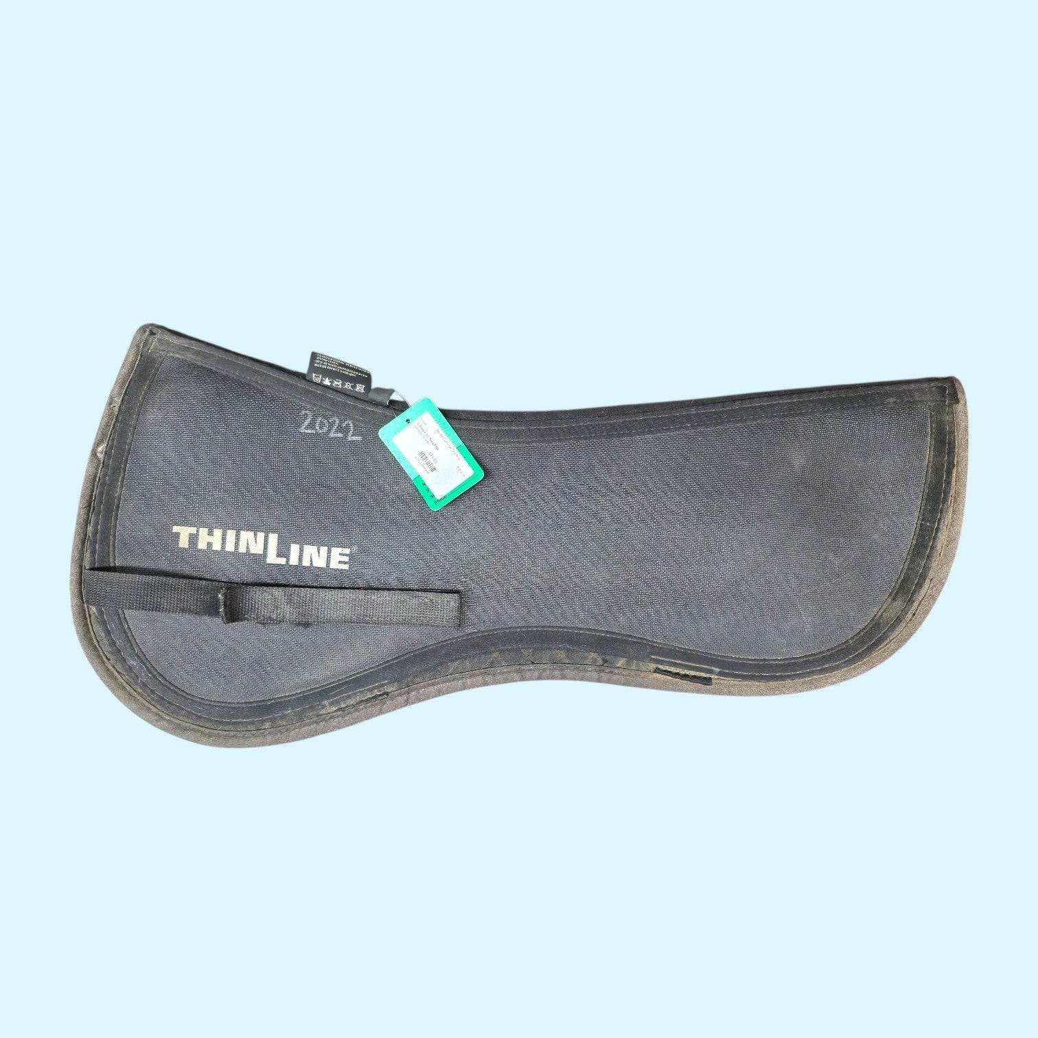 ThinLine Trifecta Cotton Half Pad in Black - Large