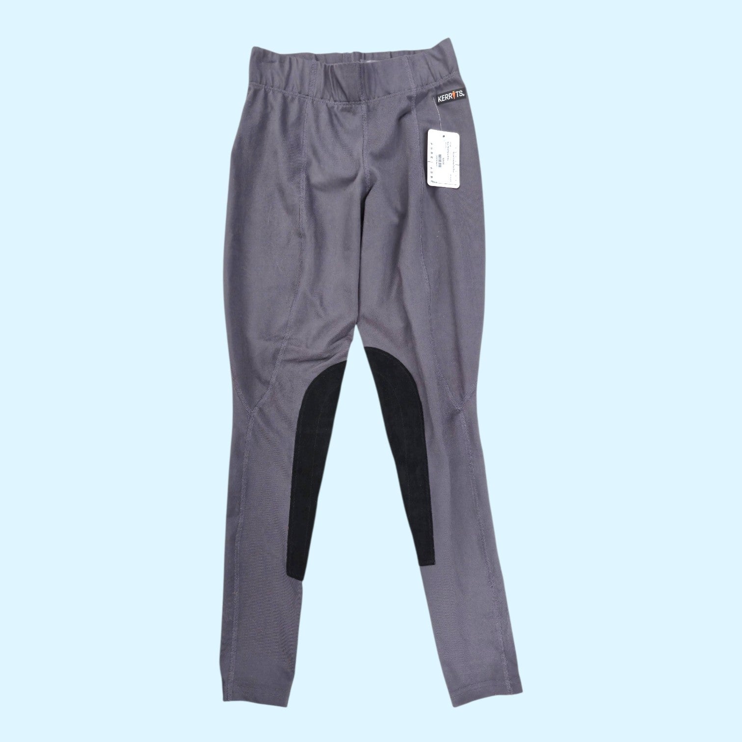 Kerrits Ladies Performance Knee Patch Tights in Gray - XS