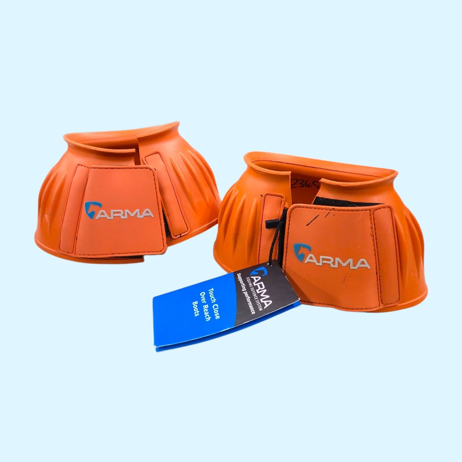 Arma Rubber Overreach Boots in Orange - Full NWT