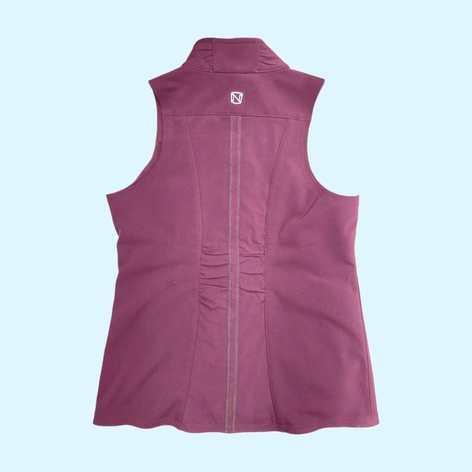 Noble Outfitters Fleece/Softshell Vest in Merlot - Medium