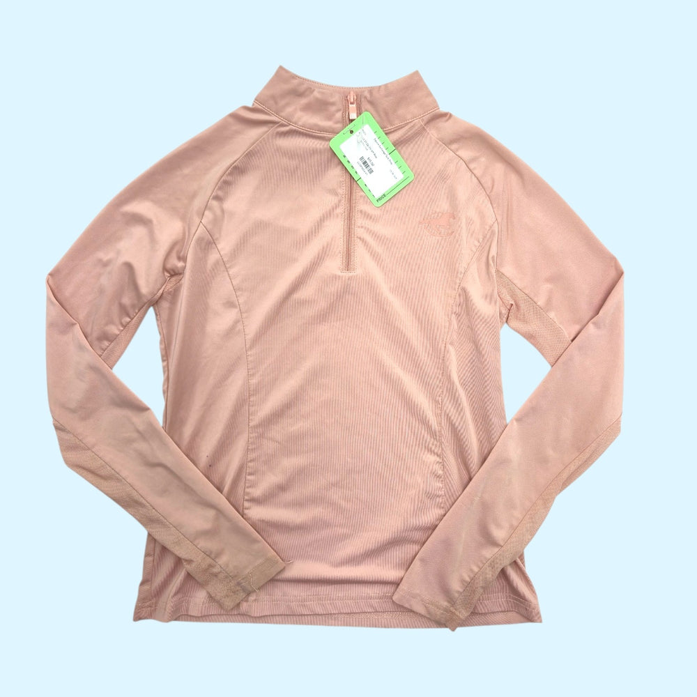 SmartPak Piper Kids Long Sleeve Sun Shirt in Dusty Rose - Small