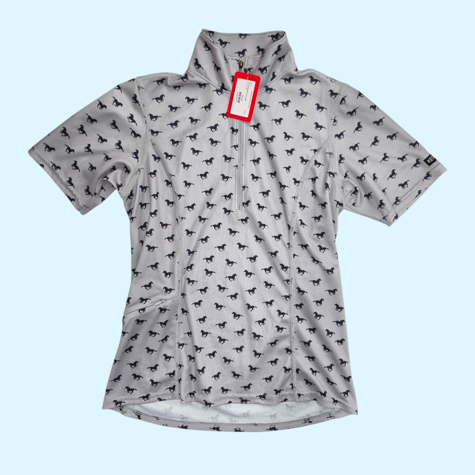 Kerrits Ladies Short Sleeve Shirt in Gray - Small