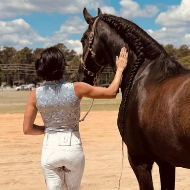 D. D. Impulsion and Straightness DIXIE Sleeveless Training Shirt - Equine Exchange Tack Shop