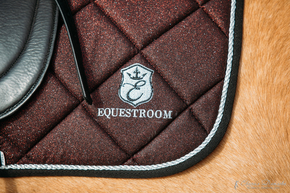 Burgundy Saddle Pad - Equine Exchange Tack Shop