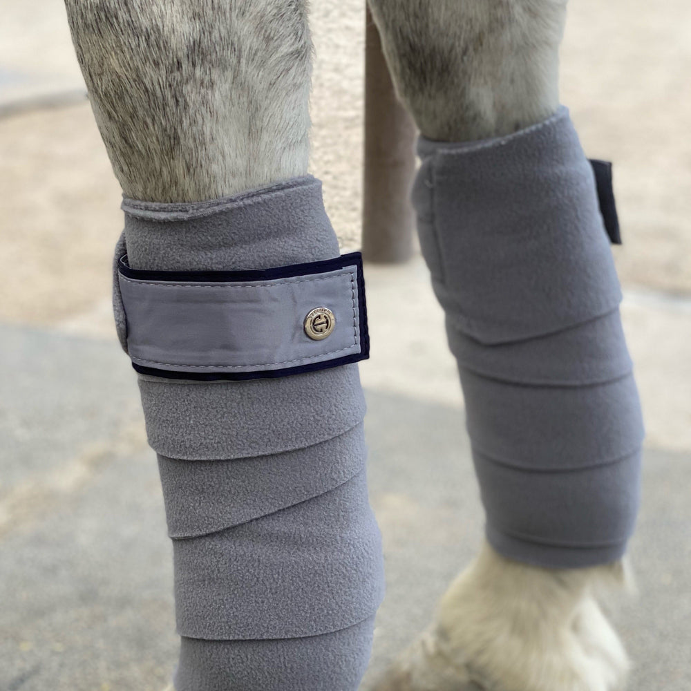 Halter Ego® Gray Fleece Bandages - Equine Exchange Tack Shop