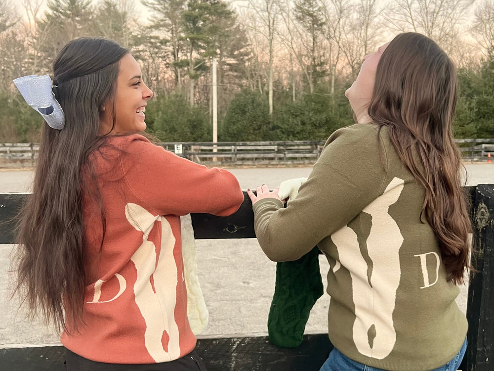 The Deinhardt HERITAGE Sweater - Rust - Equine Exchange Tack Shop