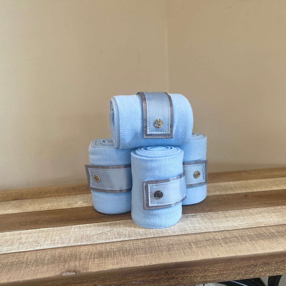 Halter Ego® Sky Blue Fleece Bandages - Equine Exchange Tack Shop