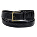 ExionPro Glossy Leather Fancy Stitched Belt - Equine Exchange Tack Shop