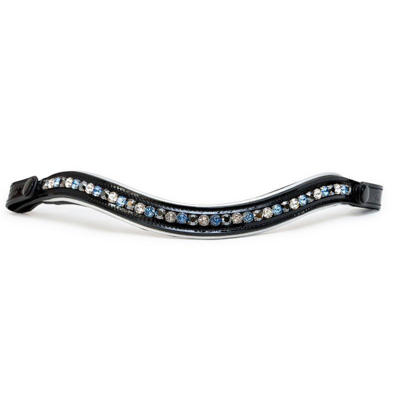 Ice & Sky Wave Browband - Equine Exchange Tack Shop