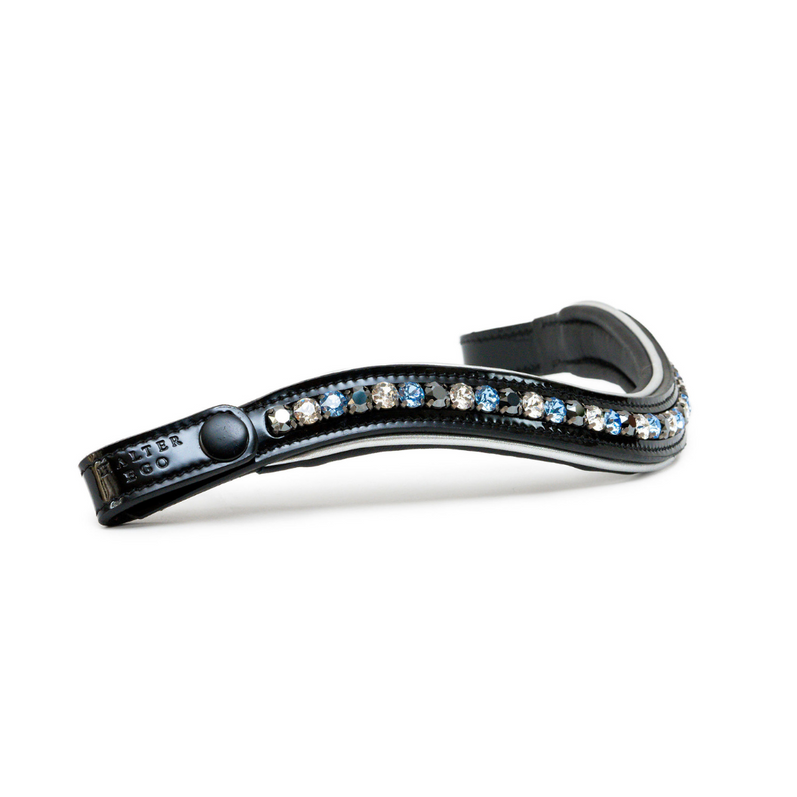Ice & Sky Wave Browband - Equine Exchange Tack Shop