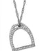 Sterling Silver English Stirrup Necklace - Equine Exchange Tack Shop