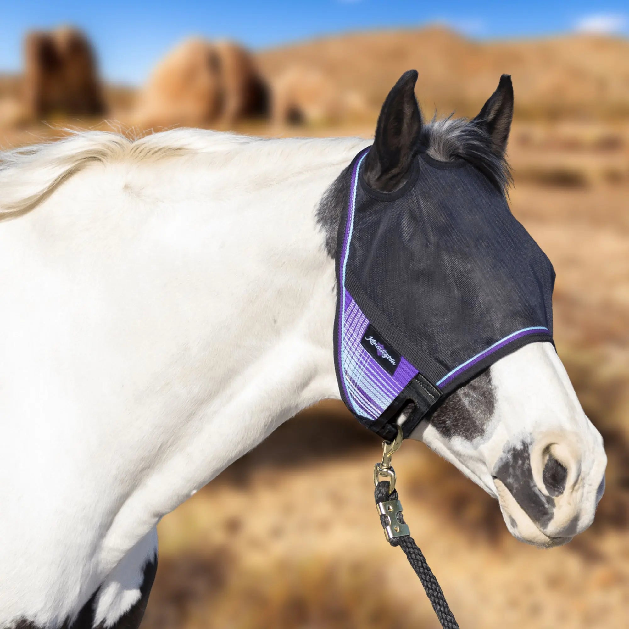 UViator CatchMask - Dual Ear Opening - 90% UV Blocking - Equine Exchange Tack Shop