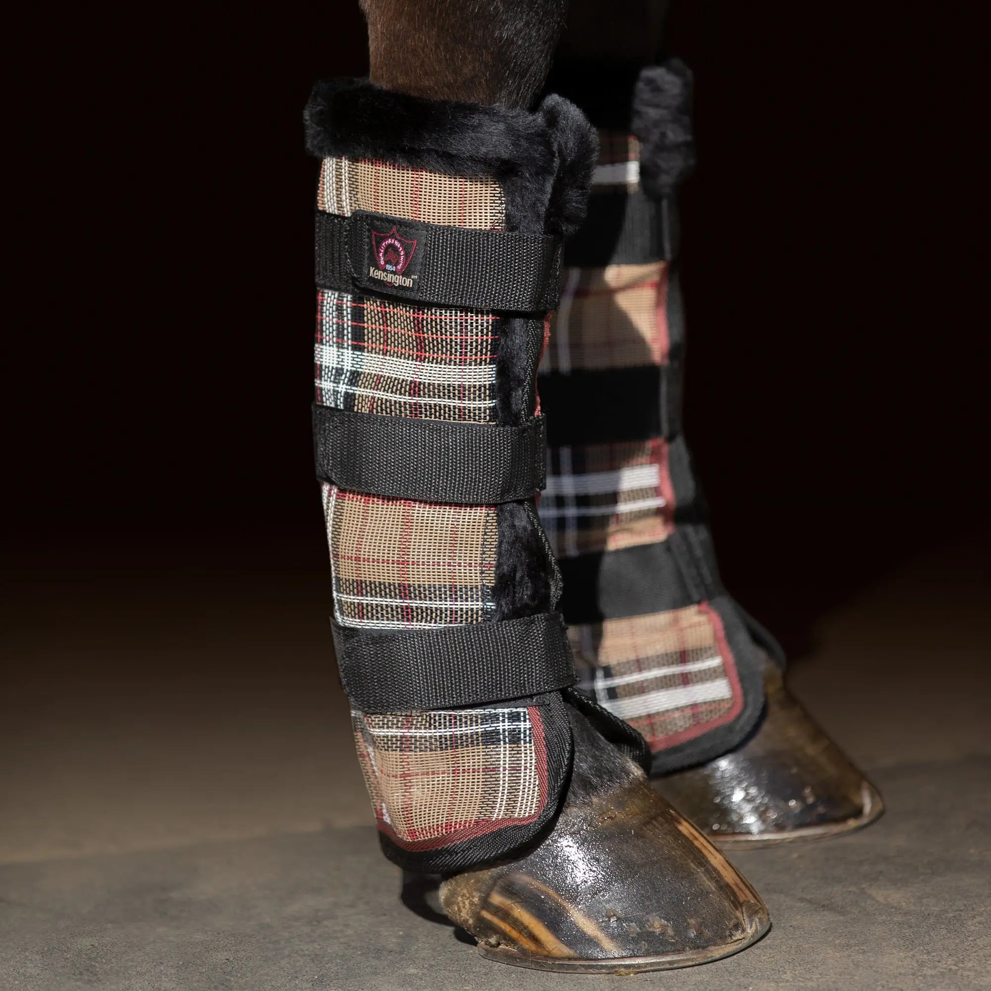 Horse Fly Boots with Fleece - Pair