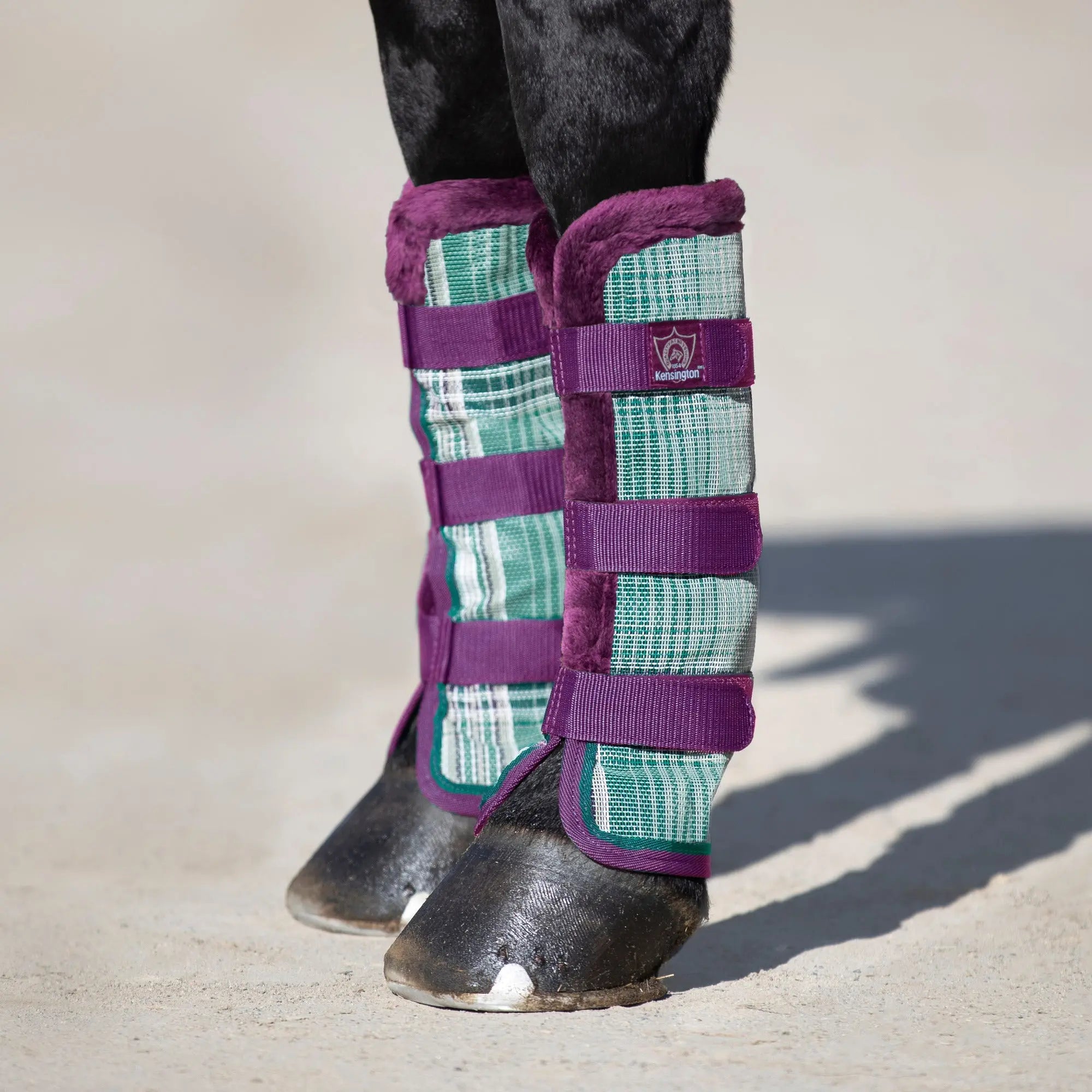 Horse Fly Boots with Fleece - Pair - Equine Exchange Tack Shop