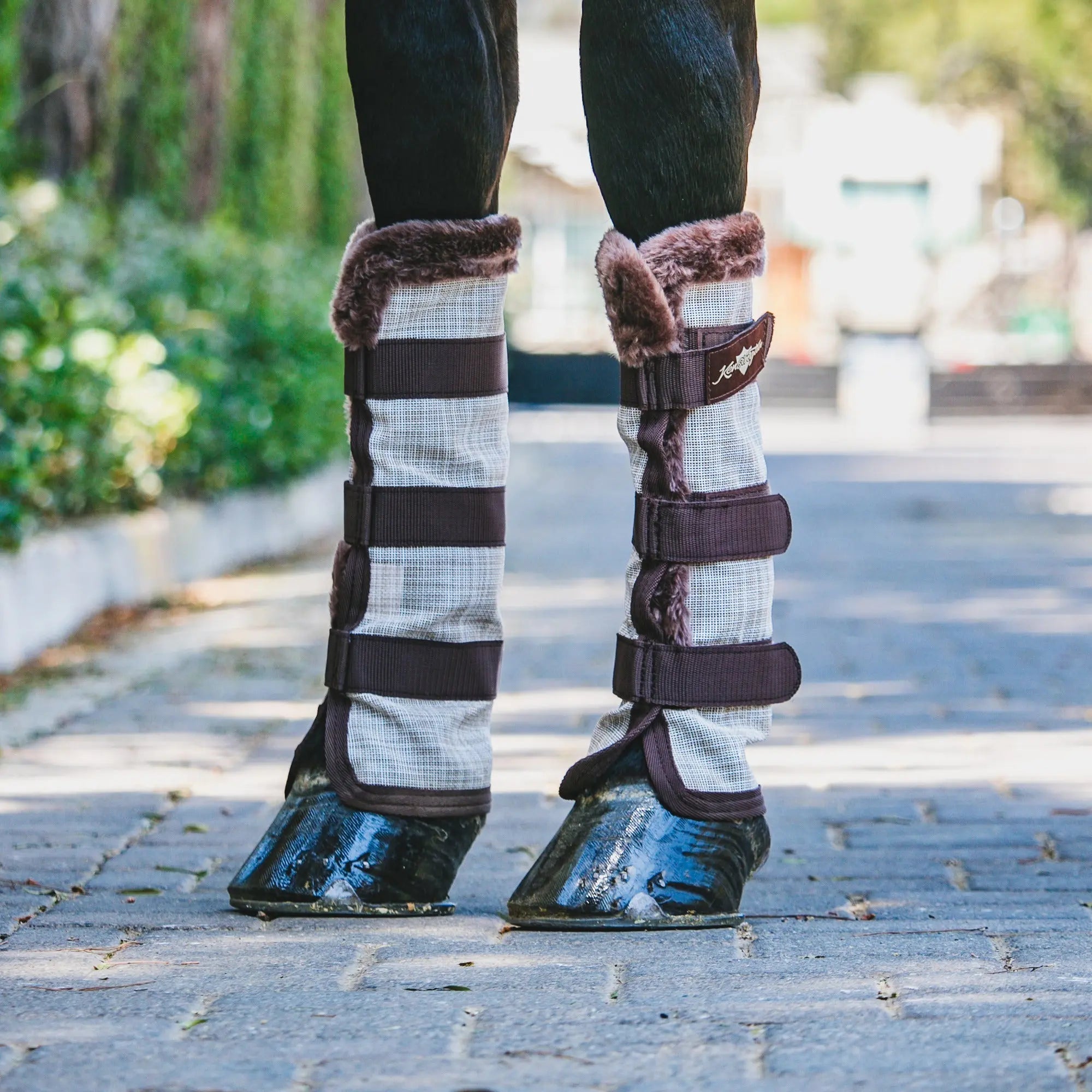 Horse Fly Boots with Fleece - Pair